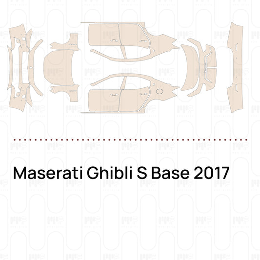 Voorgesneden PPF Maserati Ghibli S Base 2017