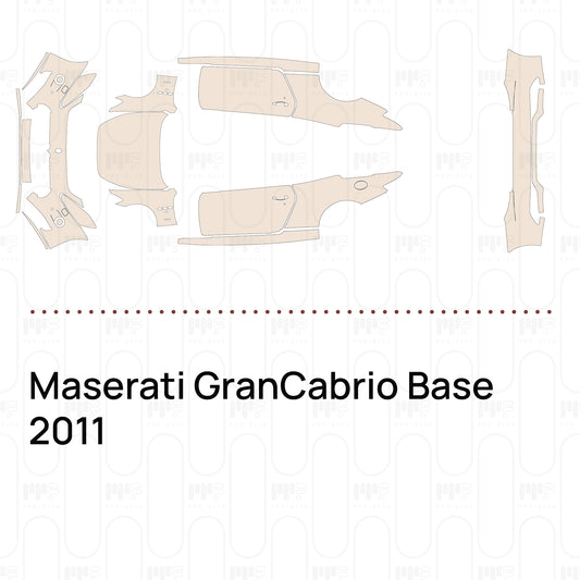 Voorgesneden PPF Maserati GranCabrio Base 2011