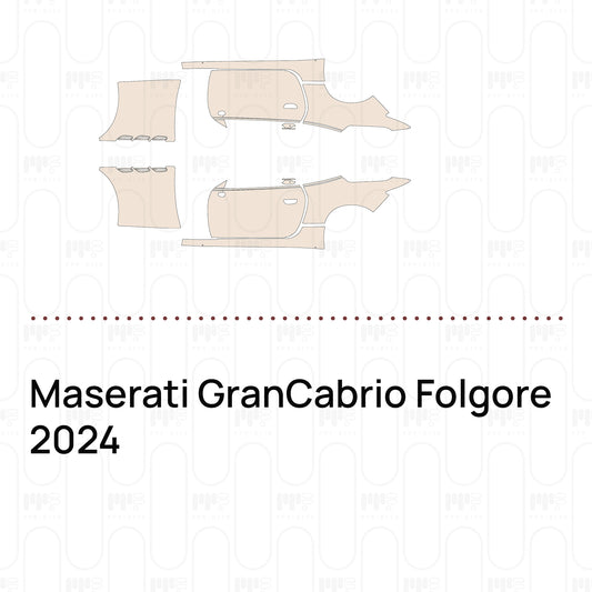 Voorgesneden PPF Maserati GranCabrio Folgore 2024