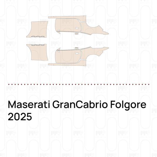 Voorgesneden PPF Maserati GranCabrio Folgore 2025
