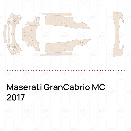 Voorgesneden PPF Maserati GranCabrio MC 2017