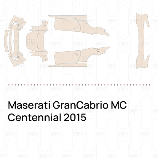 Voorgesneden PPF Maserati GranCabrio MC Centennial 2015