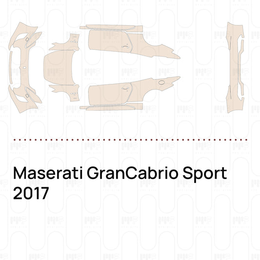 Voorgesneden PPF Maserati GranCabrio Sport 2017