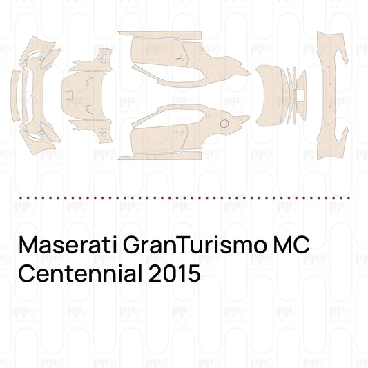 Voorgesneden PPF Maserati GranTurismo MC Centennial 2015