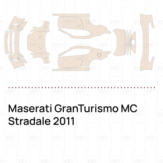 Voorgesneden PPF Maserati GranTurismo MC Stradale 2011
