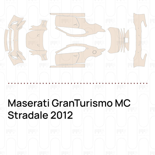 Voorgesneden PPF Maserati GranTurismo MC Stradale 2012