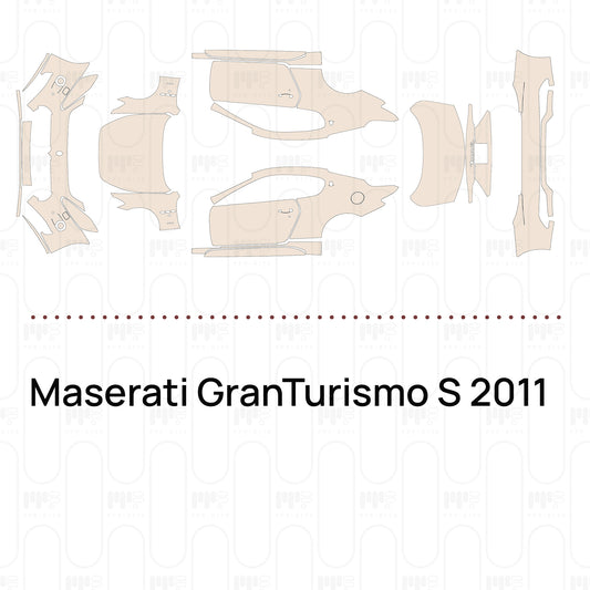 Voorgesneden PPF Maserati GranTurismo S 2011