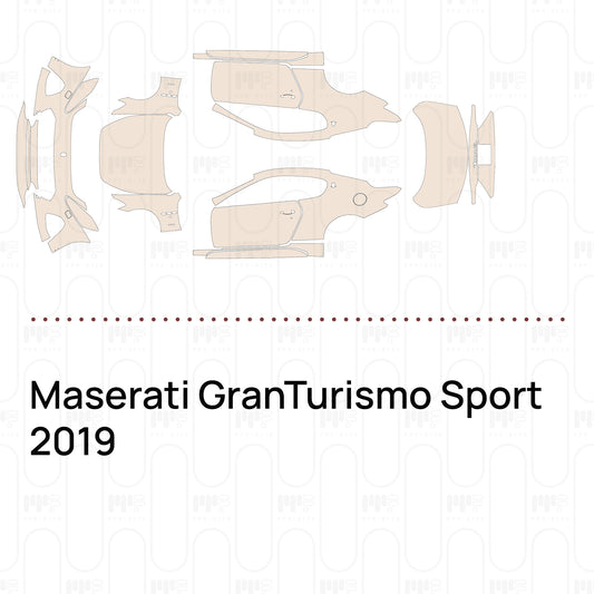 Voorgesneden PPF Maserati GranTurismo Sport 2019