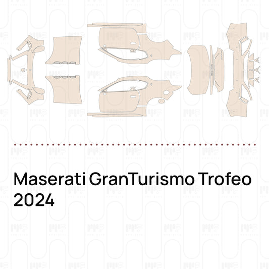 Voorgesneden PPF Maserati GranTurismo Trofeo 2024