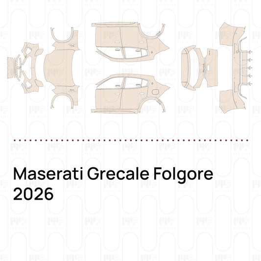 Voorgesneden PPF Maserati Grecale Folgore 2026