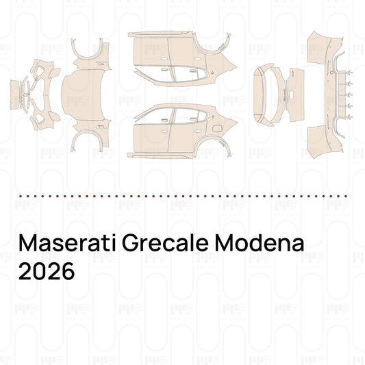 Voorgesneden PPF Maserati Grecale Modena 2026