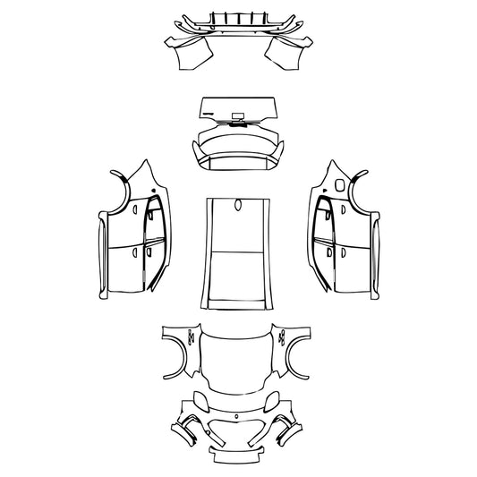 Pre-Cut PPF Maserati Grecale Trofeo 2023 - PPF-Kits