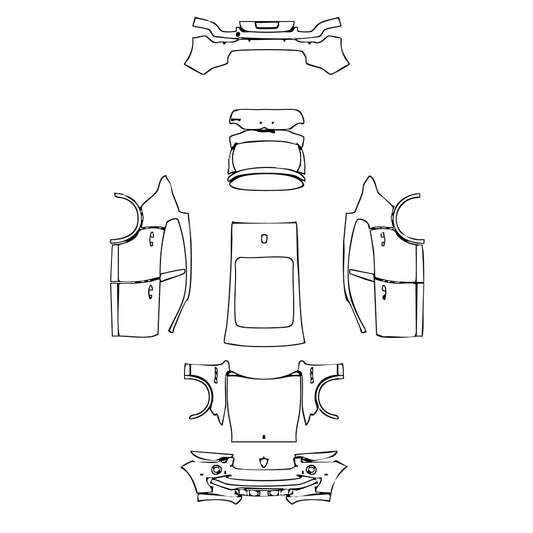 Pre-Cut PPF Maserati Levante GT 2025 - PPF-Kits