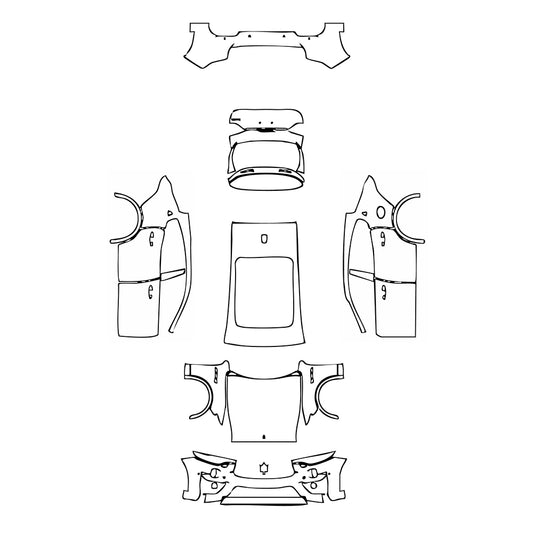 Pre-Cut PPF Maserati Levante Trofeo 2020 - PPF-Kits