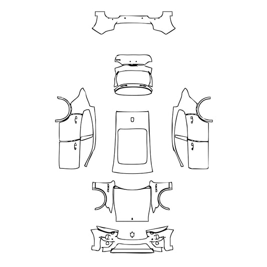 Pre-Cut PPF Maserati Levante Trofeo 2025 - PPF-Kits