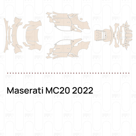 Voorgesneden PPF Maserati MC20 2022