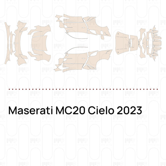 Voorgesneden PPF Maserati MC20 Cielo 2023