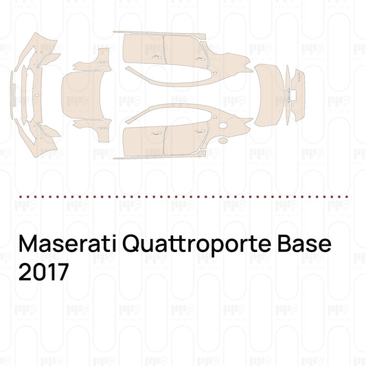 Voorgesneden PPF Maserati Quattroporte Base 2017