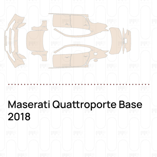 Voorgesneden PPF Maserati Quattroporte Base 2018