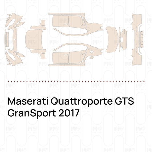 Voorgesneden PPF Maserati Quattroporte GTS GranSport 2017