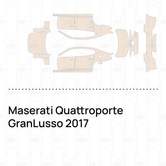 Voorgesneden PPF Maserati Quattroporte GranLusso 2017