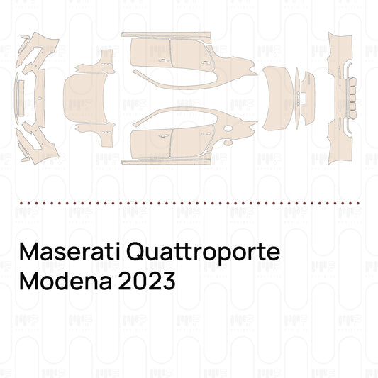 Voorgesneden PPF Maserati Quattroporte Modena 2023