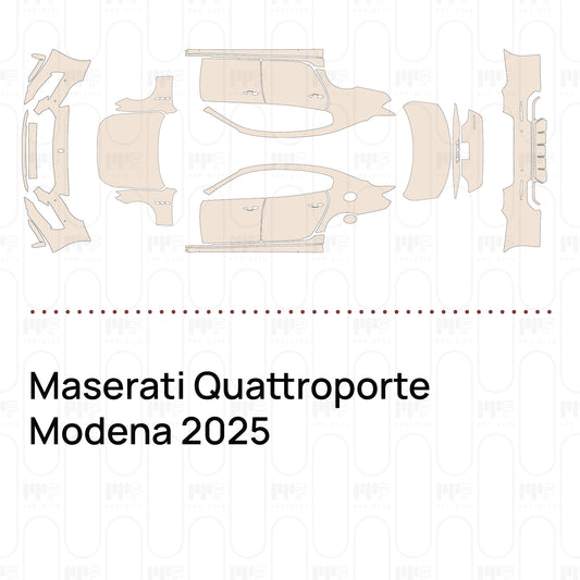 Voorgesneden PPF Maserati Quattroporte Modena 2025