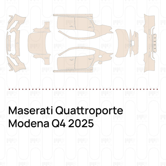 Voorgesneden PPF Maserati Quattroporte Modena Q4 2025