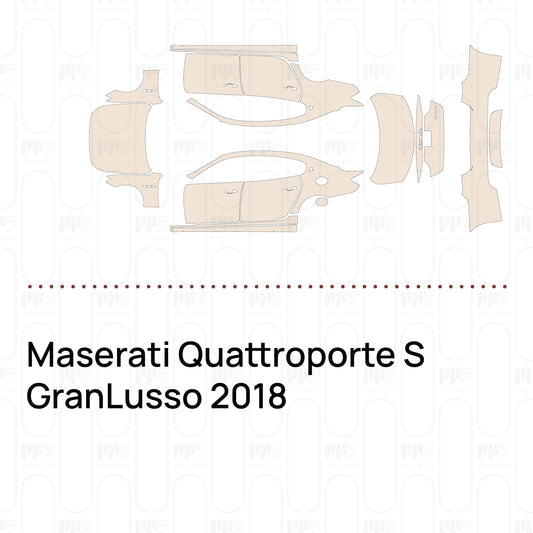 Voorgesneden PPF Maserati Quattroporte S GranLusso 2018