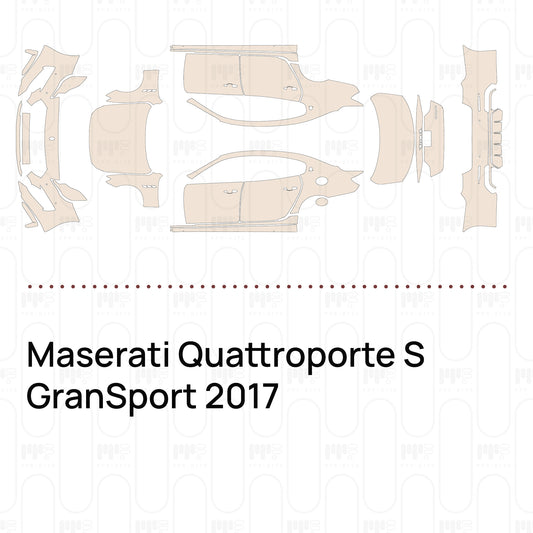 Voorgesneden PPF Maserati Quattroporte S GranSport 2017
