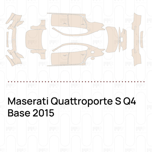 Voorgesneden PPF Maserati Quattroporte S Q4 Base 2015