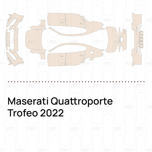 Voorgesneden PPF Maserati Quattroporte Trofeo 2022