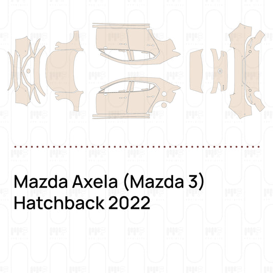 Voorgesneden PPF Mazda Axela (Mazda 3) Hatchback 2022