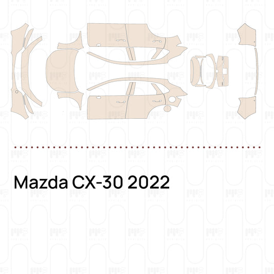 Voorgesneden PPF Mazda CX-30 2022