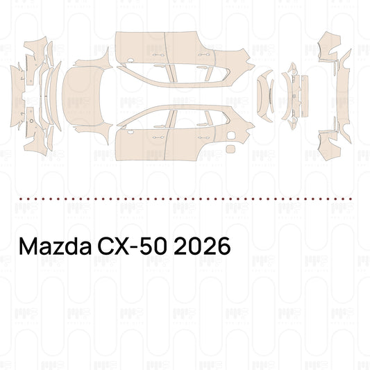 Voorgesneden PPF Mazda CX-50 2026