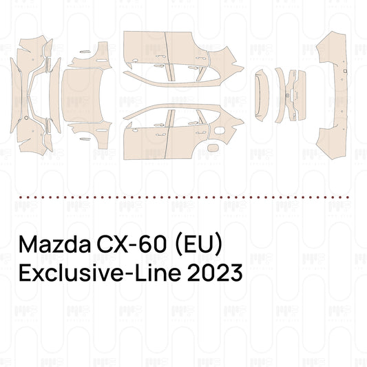 Voorgesneden PPF Mazda CX-60 (EU) Exclusive-Line 2023