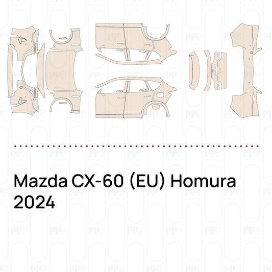 Voorgesneden PPF Mazda CX-60 (EU) Homura 2024