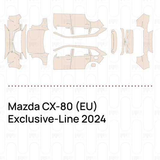 Voorgesneden PPF Mazda CX-80 (EU) Exclusive-Line 2024