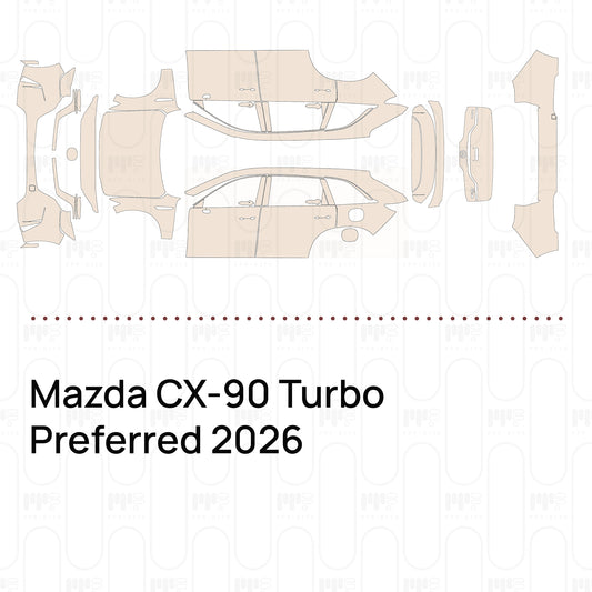 Voorgesneden PPF Mazda CX-90 Turbo Preferred 2026