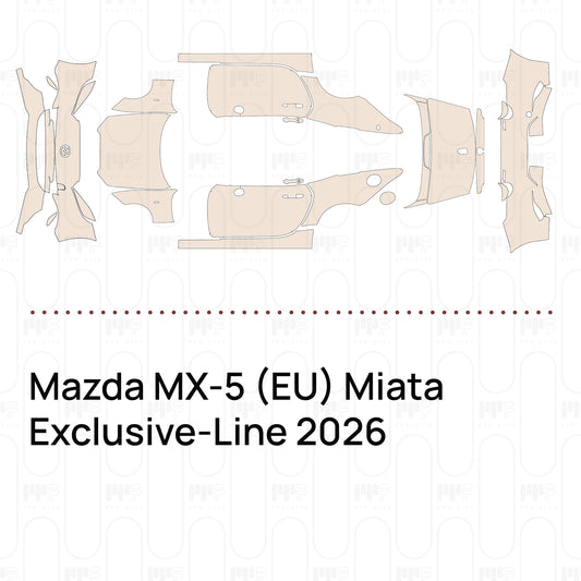 Voorgesneden PPF Mazda MX-5 (EU) Miata Exclusive-Line 2026