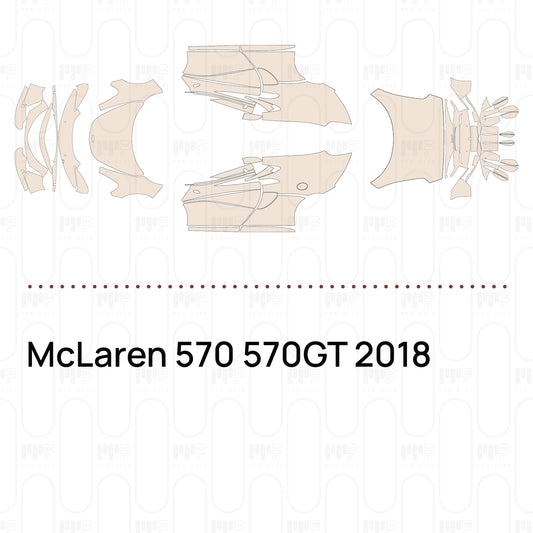 Voorgesneden PPF McLaren 570 570GT 2018