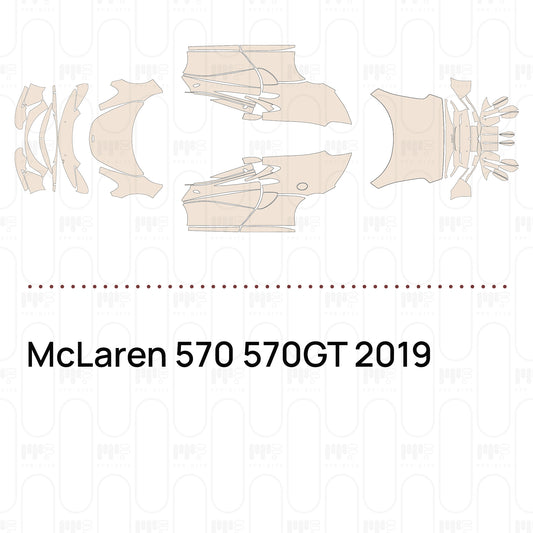 Voorgesneden PPF McLaren 570 570GT 2019