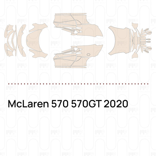 Voorgesneden PPF McLaren 570 570GT 2020