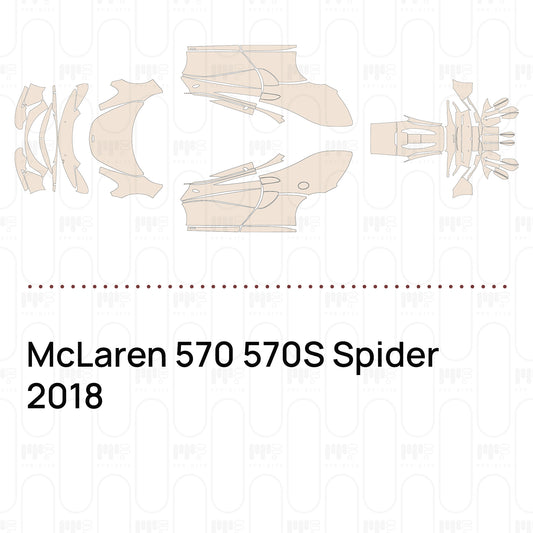 Voorgesneden PPF McLaren 570 570S Spider 2018
