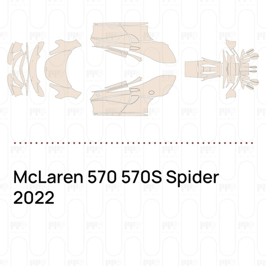 Voorgesneden PPF McLaren 570 570S Spider 2022