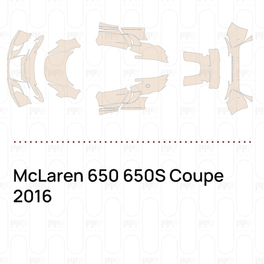 Voorgesneden PPF McLaren 650 650S Coupe 2016