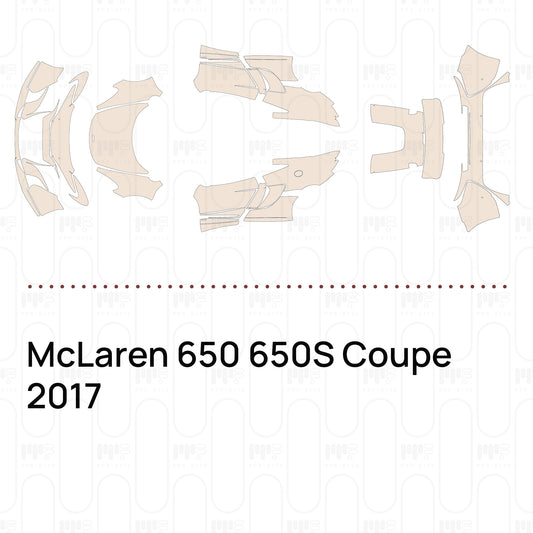 Voorgesneden PPF McLaren 650 650S Coupe 2017