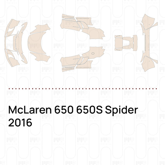 Voorgesneden PPF McLaren 650 650S Spider 2016