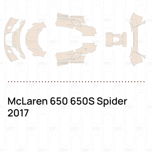 Voorgesneden PPF McLaren 650 650S Spider 2017
