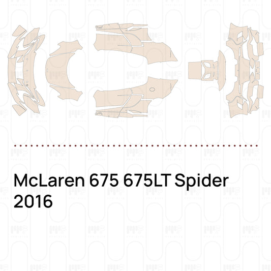 Voorgesneden PPF McLaren 675 675LT Spider 2016